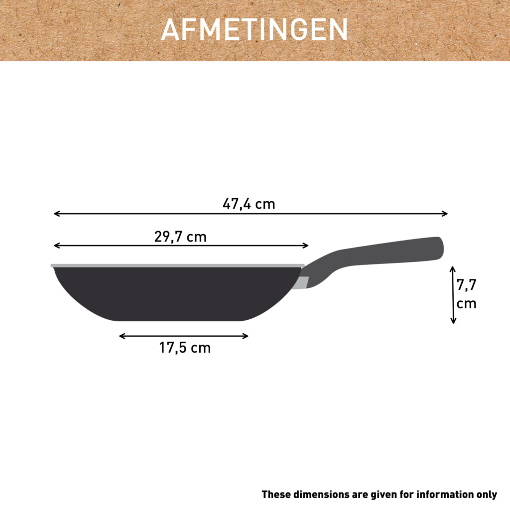 Tefal tefal c42619 renewal keramische wokpan 28 cm