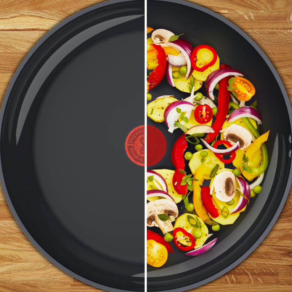 Tefal c47632 change black keramische hapjespan 24 cm zwart