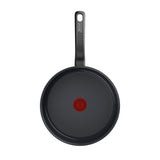 Tefal kookgerei tefal cook change keramisch hapjespan 24 cm pfas-vrij met deksel keramische antiaanbaklaag geschikt voor inductie