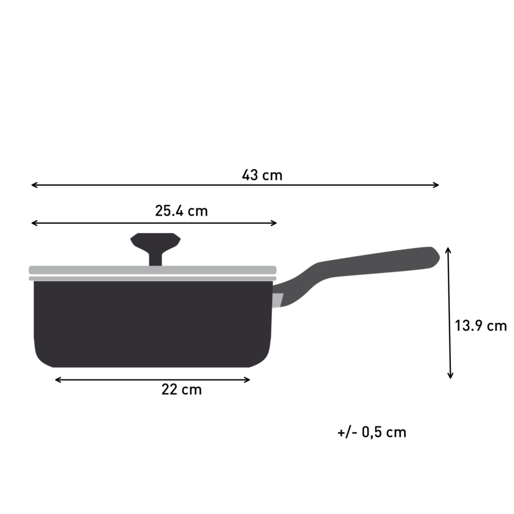Tefal kookgerei tefal cook change keramisch hapjespan 24 cm pfas-vrij met deksel keramische antiaanbaklaag geschikt voor inductie