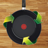 Tefal kookgerei tefal cook change wokpan oslash;28cm pfas-vrij keramisch geschikt voor inductie ruime capaciteit