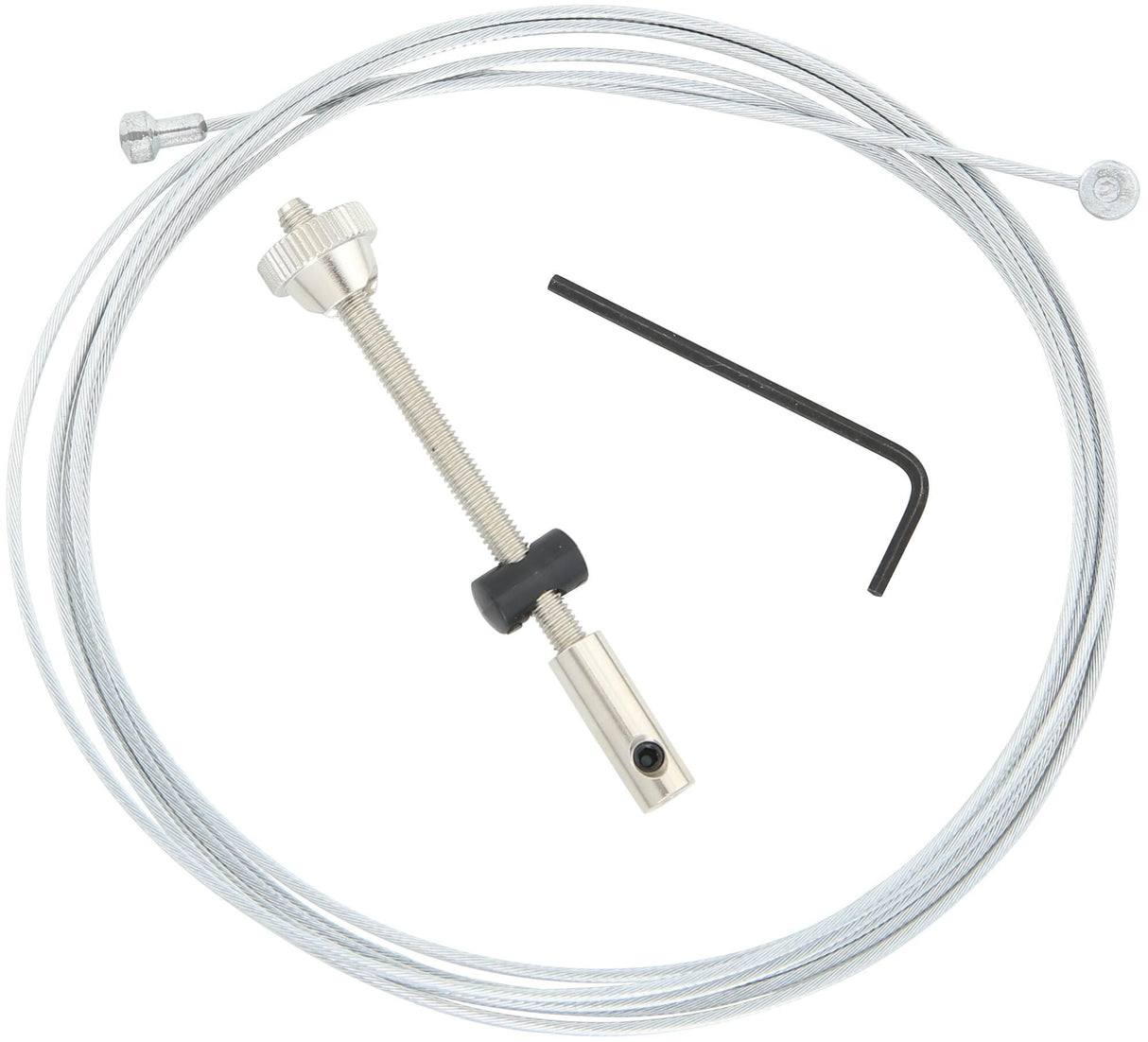 SLURF brake inner cable "SK77"self-service package, for drum brake, steel, Ø 1,5mm, with pear and barrel end nipple, complete with screw-on end closure for Gazelle-drum brake hub