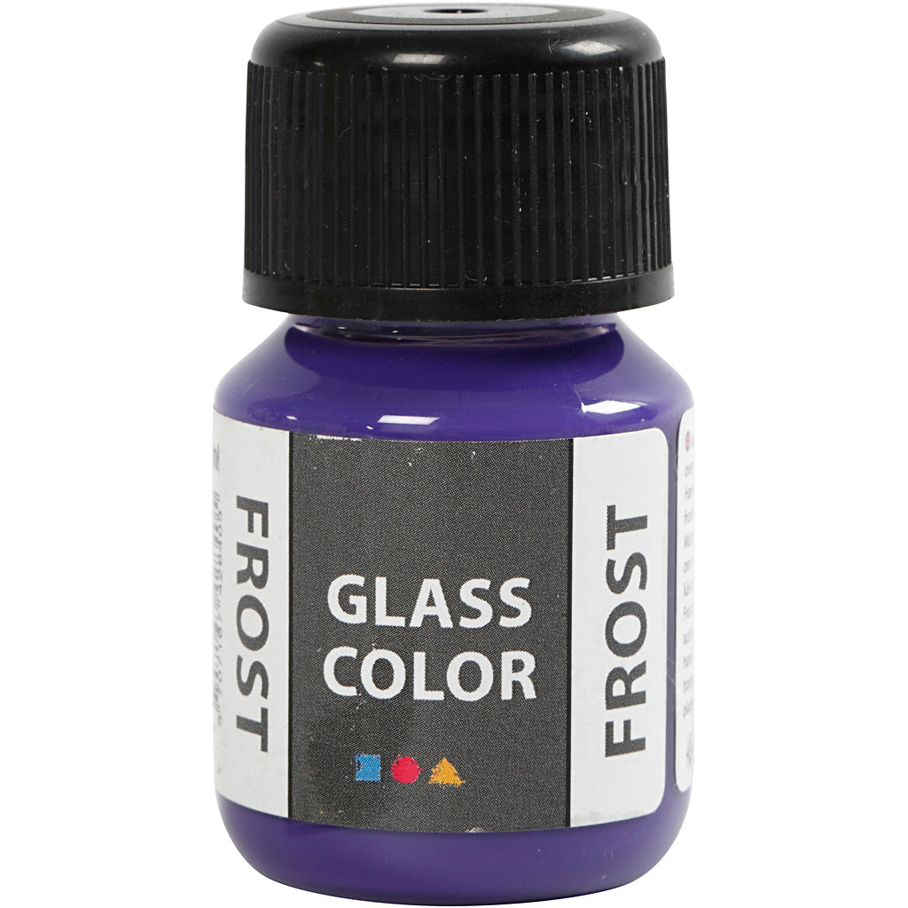 Creativ company glass color frost, violet, 30 ml 1 fles