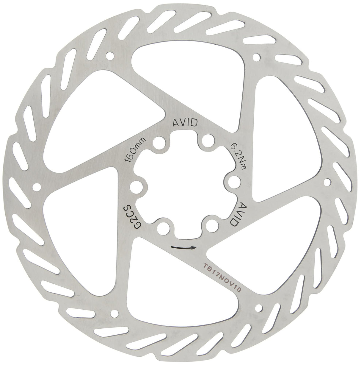 Avid sram remschijf g2 clean sweep rotor g2 clean sweep 160mm
