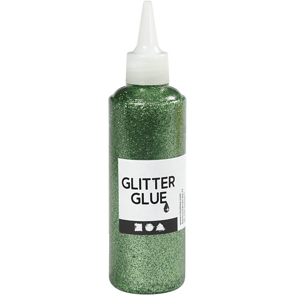 Creativ company glitterlijm, groen, 118 ml 1 fles