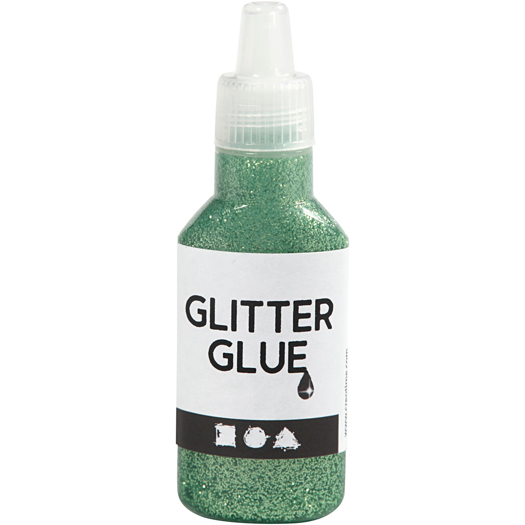 Creativ company glitterlijm, groen, 25 ml 1 fles