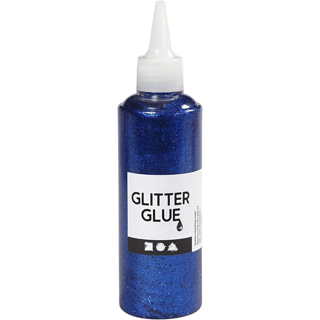 Creativ company glitterlijm, donkerblauw, 118 ml 1 fles
