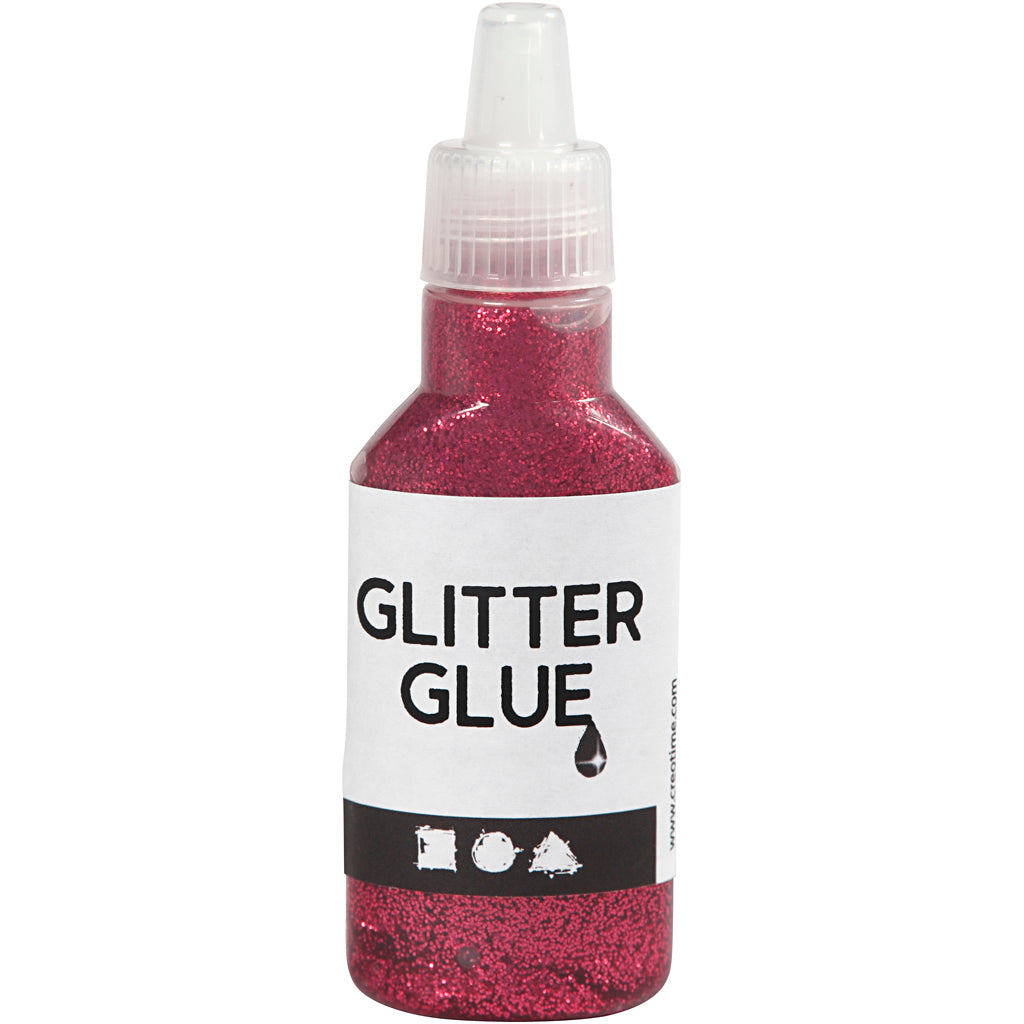 Creativ company glitterlijm, roze, 25 ml 1 fles
