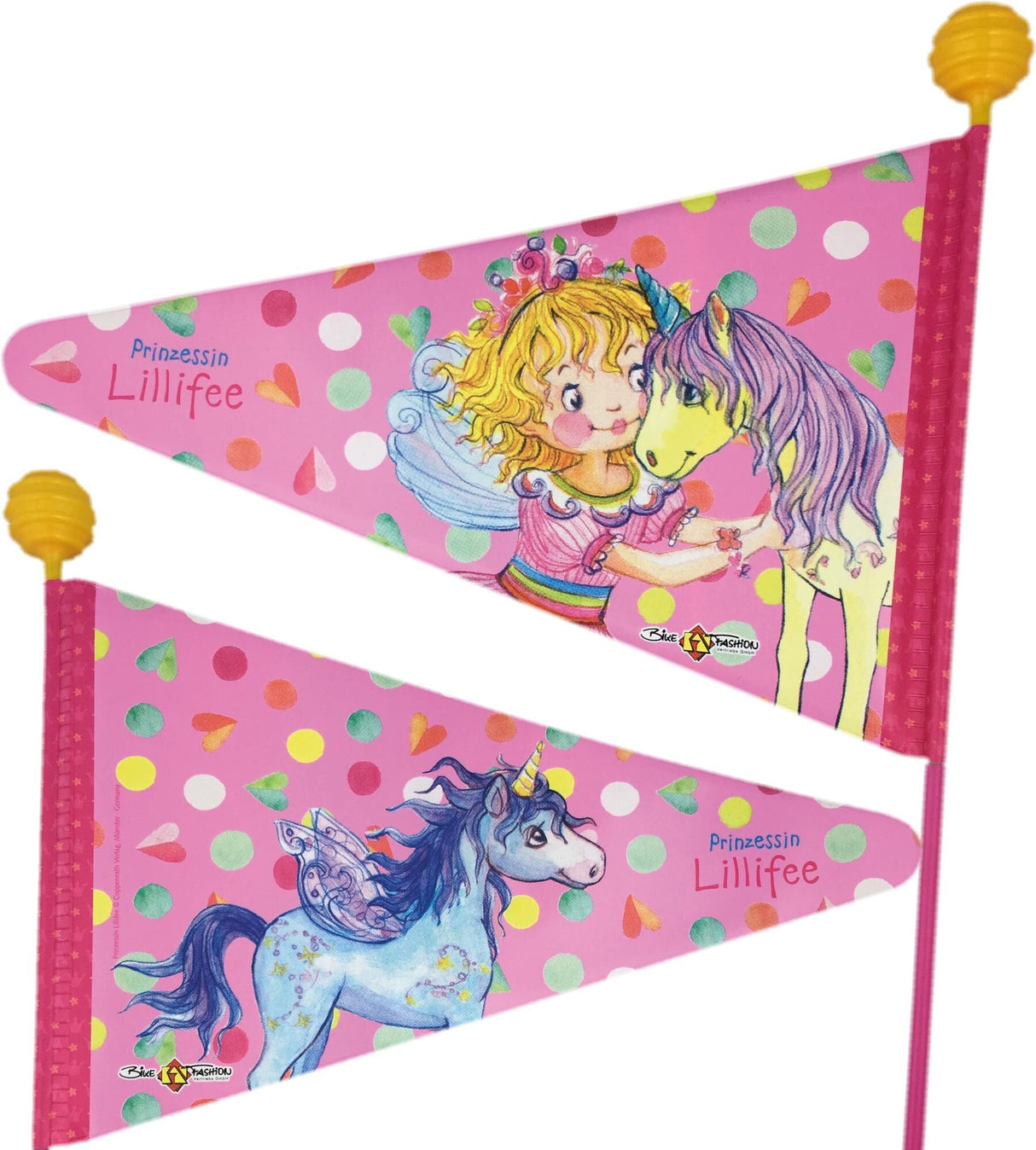 Bike fashion veiligheidsvlag safety flag princess lilifee