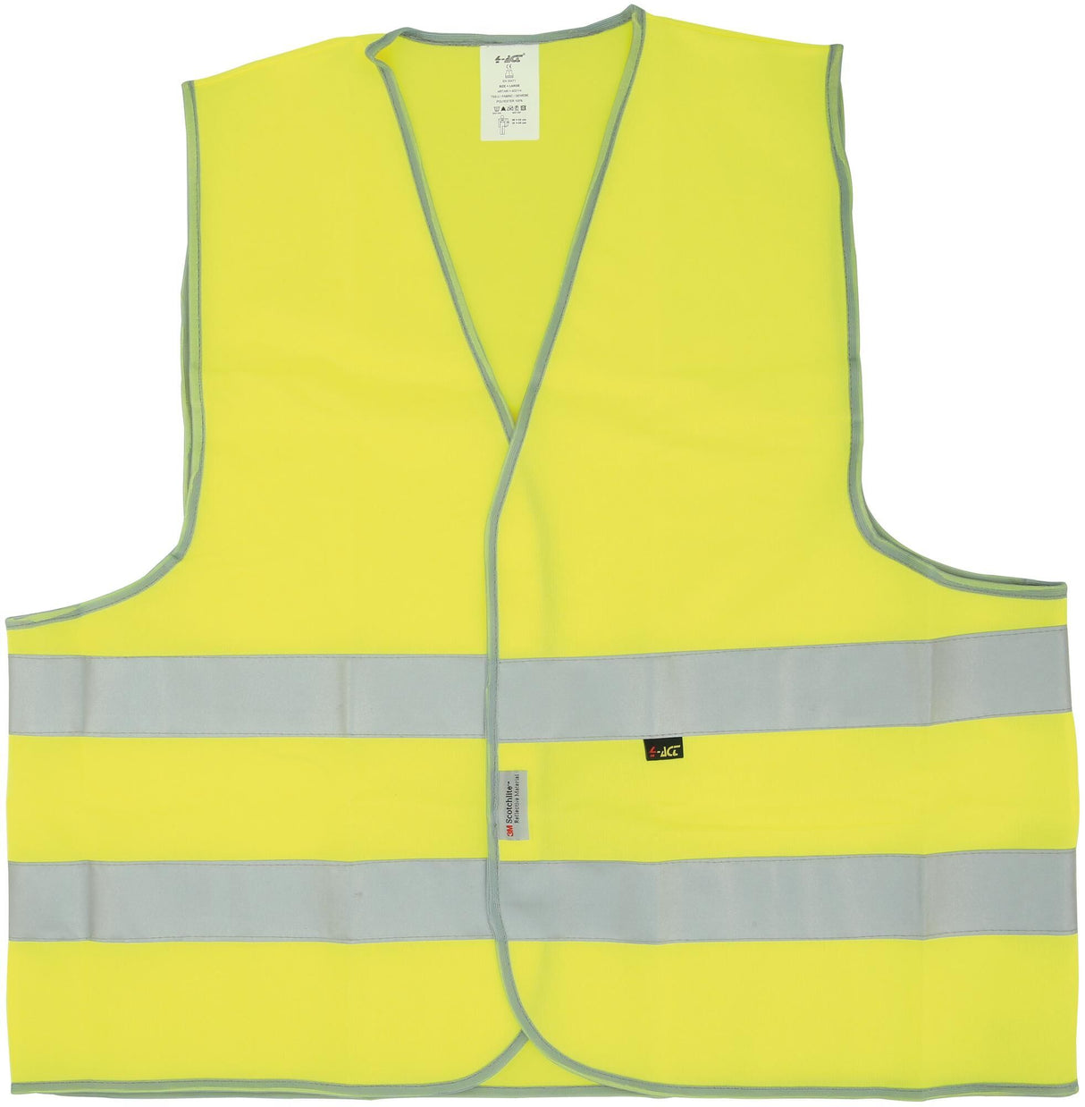 4-act reflecterend veiligheidsvest reflex vest f.adults size xl y
