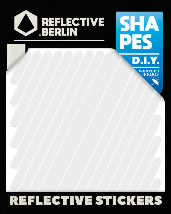 Reflective berlin reflex-stickers shapes refl.sticker refl.berlin universal white