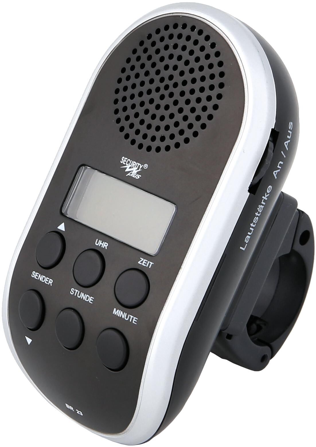 Security plus fietsradio br23 bike radio br23 black silver