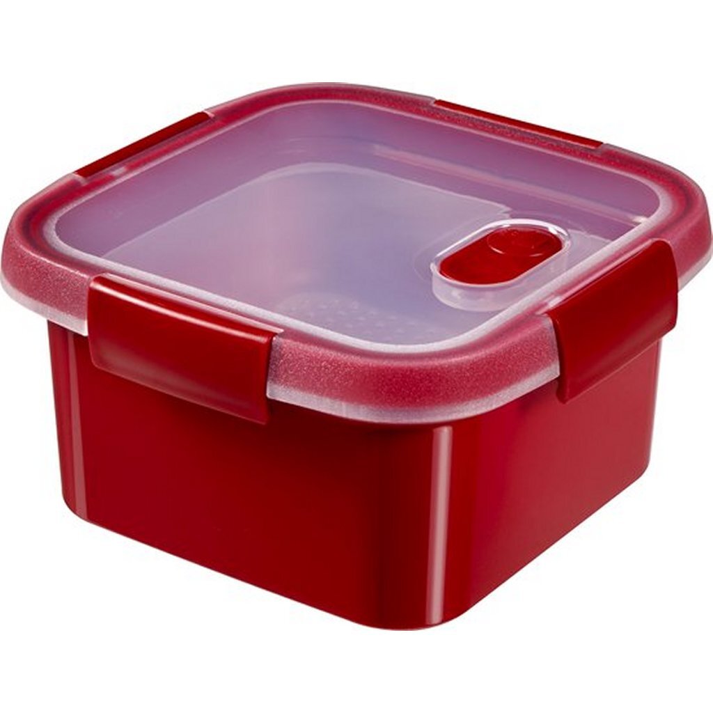 Curver microwave eco steamer stoomtray 1.1l rood
