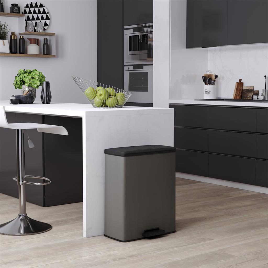 Curver decobin pedaalemmer 65l cool grey