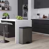 Curver decobin pedaalemmer 65l cool grey