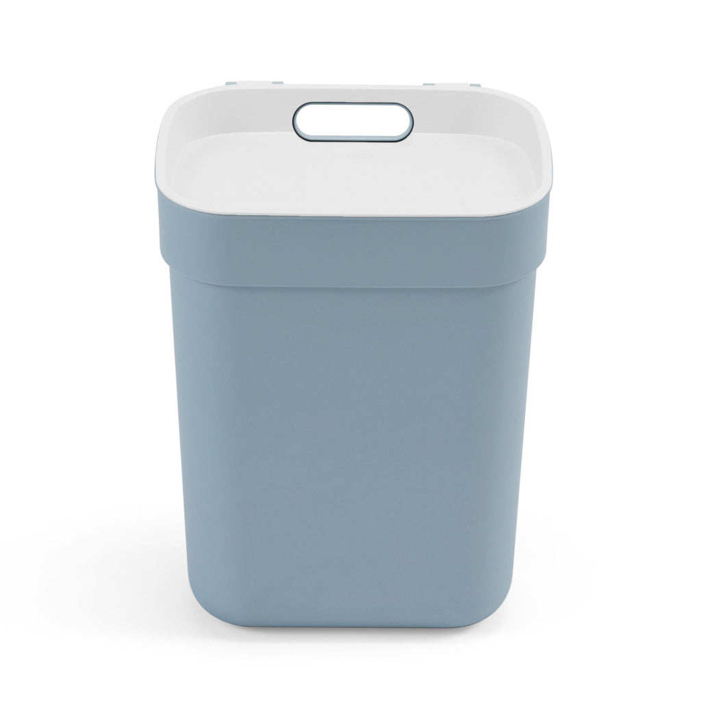 Curver ready to collect prullenbak 10l blauw grijs