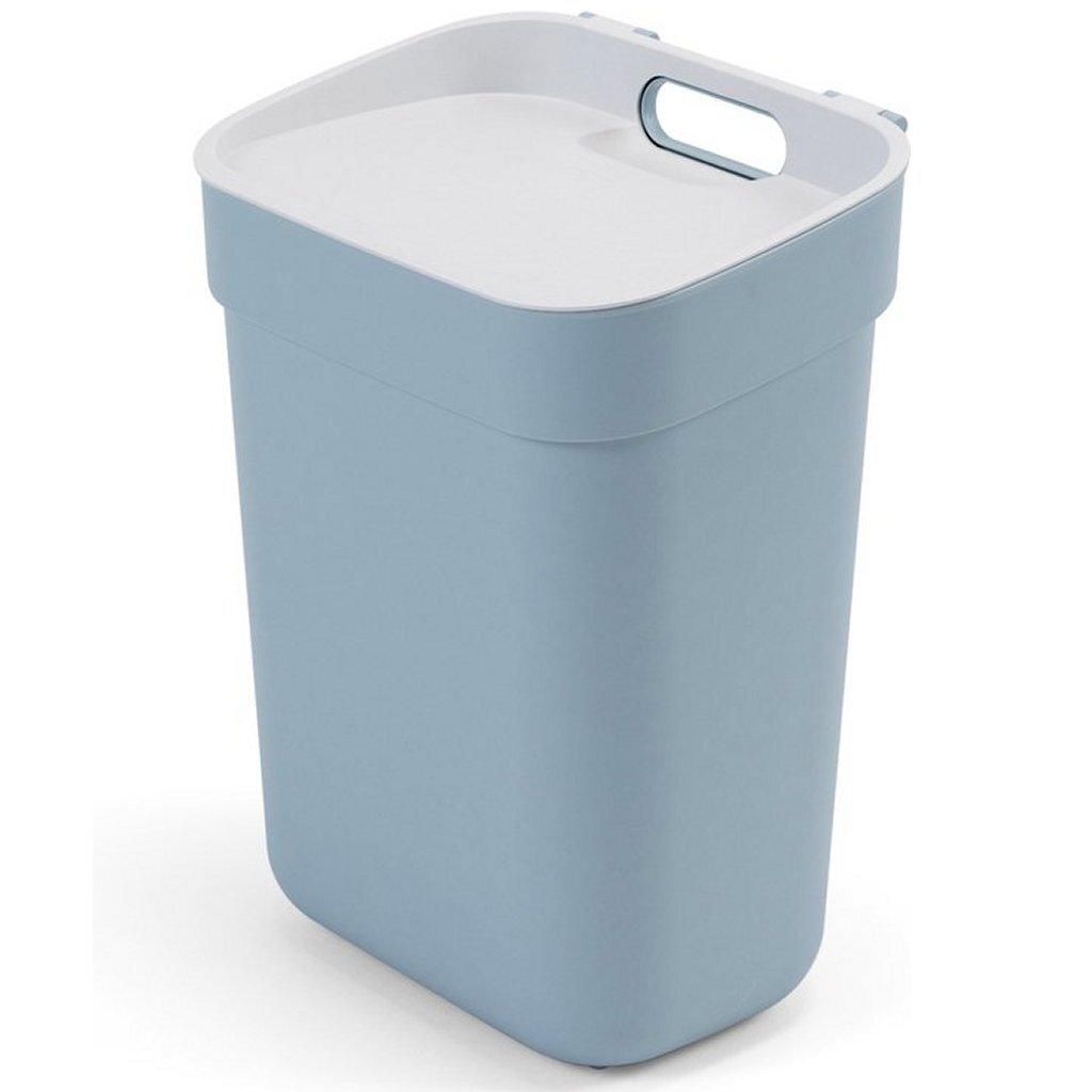 Curver ready to collect prullenbak 10l blauw grijs