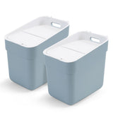Curver afvalbak ready to collect 20l blauw grijs