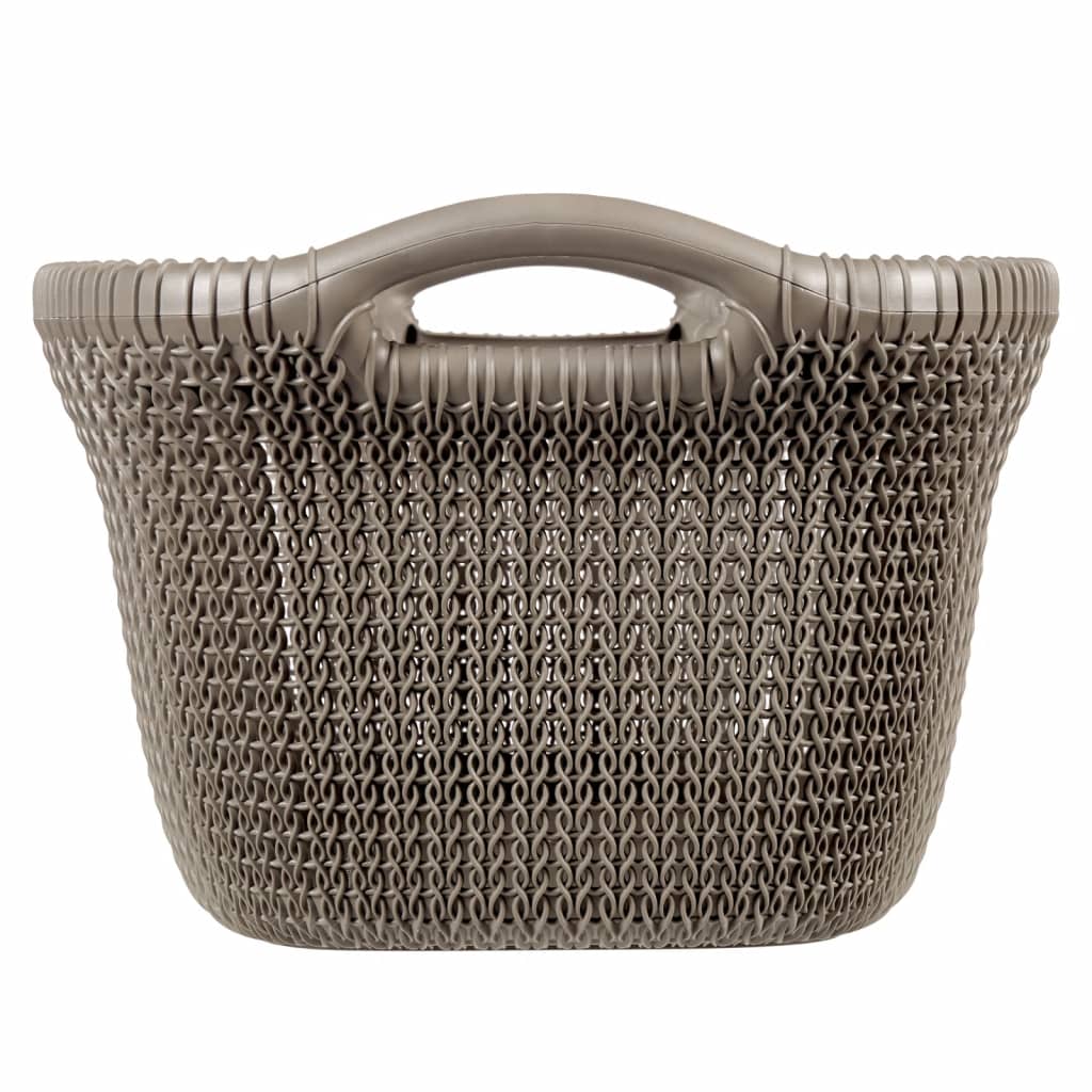 Curver wasmand knit 40 l metallic bruin