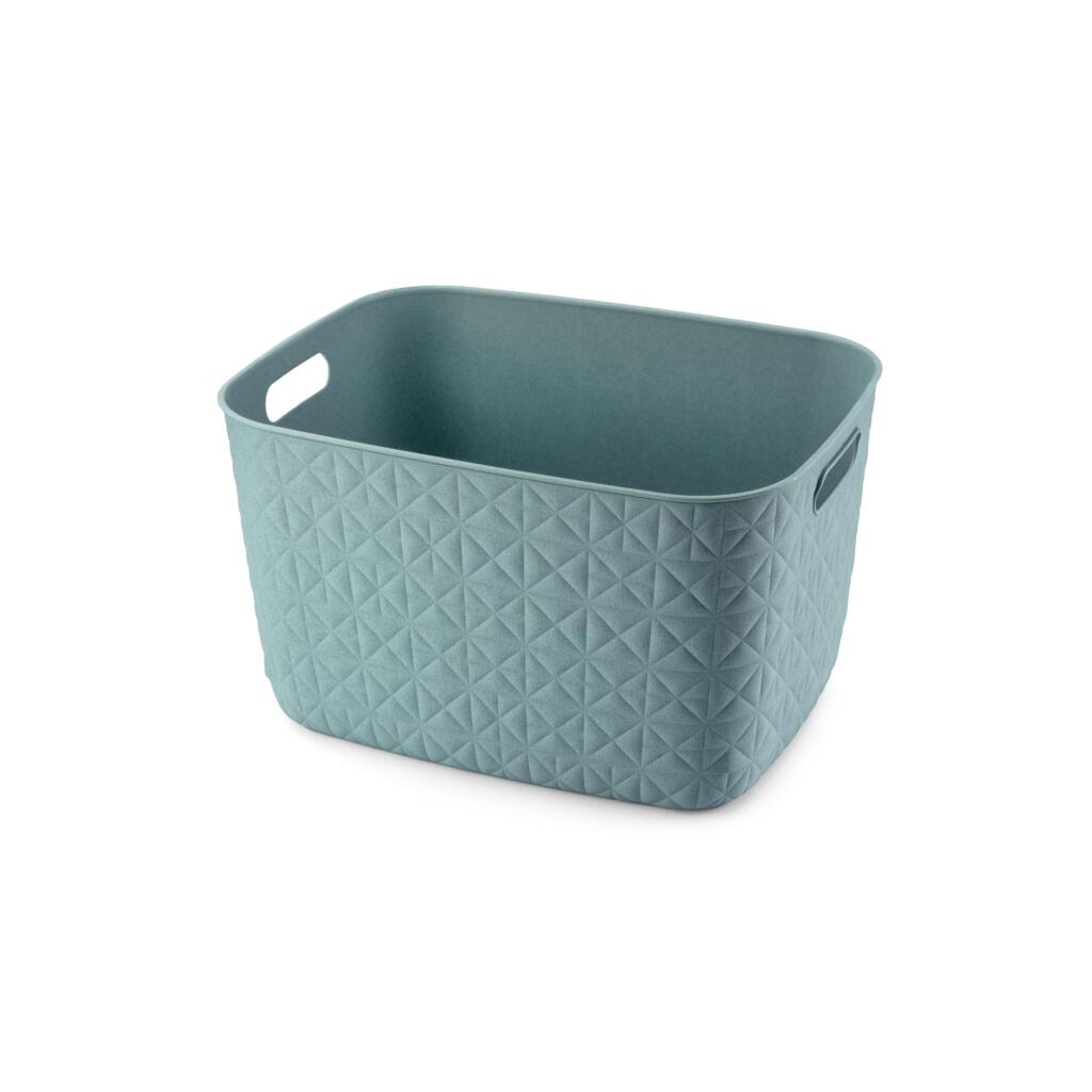 Curver softex opbergmand large 19l mint blauw