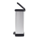 Curver pedaalemmer decobin duo 23l 23l zilver metallic