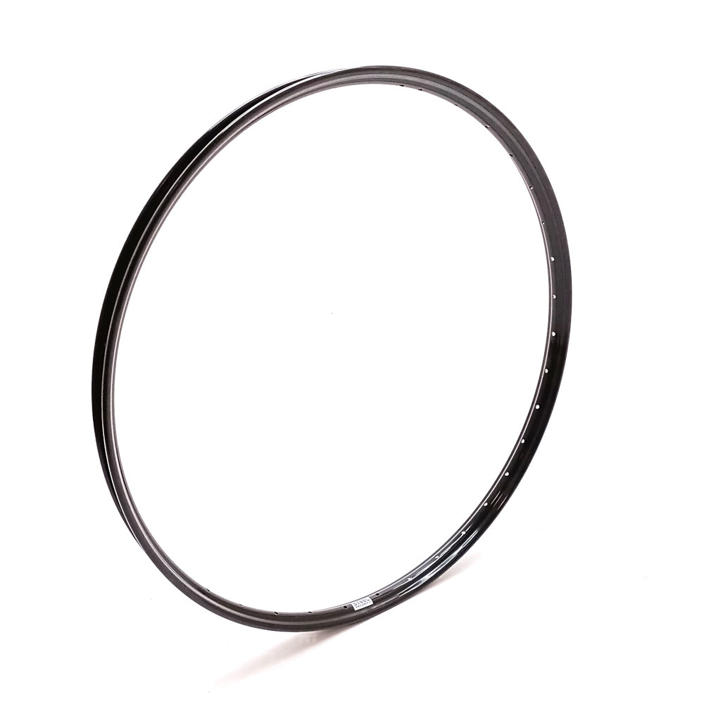 Velg 28x1 ½ zwart g13 aluminium v38 (zonder gouden lijn)