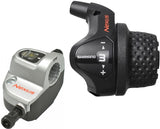 Draaiversteller 3 speed Shimano Nexus SL-3S41E met kabels en clickbox - zwart (werkplaatsverpakking)