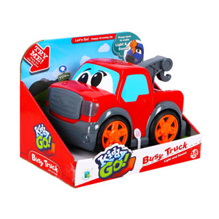 Kiddygo auto pick up truck 19 cm met licht en geluid rood