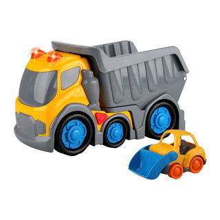Kiddygo dump truck met licht en geluid 31 cm