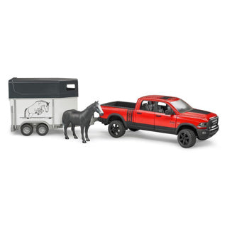 Bruder auto dodge ram met paardentrailer