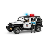 Bruder auto jeep politie wrangler rubicon unlimited licht en geluid