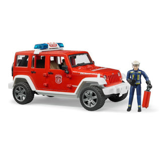 Bruder auto jeep wrangler brandweer