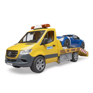 Bruder Mercedes Benz Sprinter Auto transport en roadster