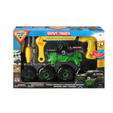 Hot wheels monster jam mechanix 1:18 build 'n re-build grave digger
