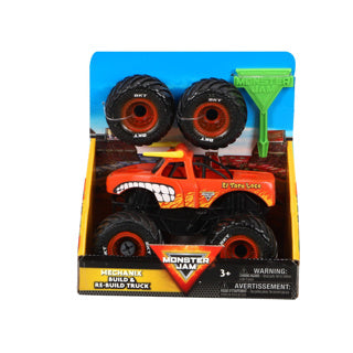 Hot wheels monster jam mechanix 1:32 build 'n re-build el toro loco assorti