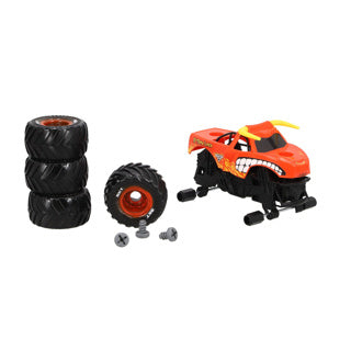 Hot wheels monster jam mechanix 1:32 build 'n re-build el toro loco assorti