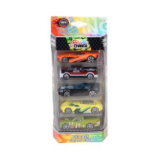 Rapid wheels auto die cast color change 5 pack