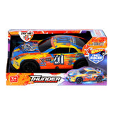 No brand auto thunder met licht en geluid crazy racer
