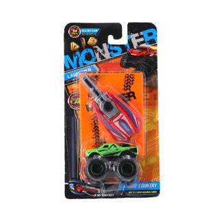 Auto die cast met launcher assorti
