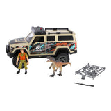 Dino base dinobase auto terreinwagen met dino en licht en geluid