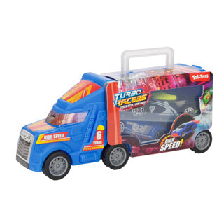Toi-toys vrachtwagen mini koffer met 2 auto's 2 assorti