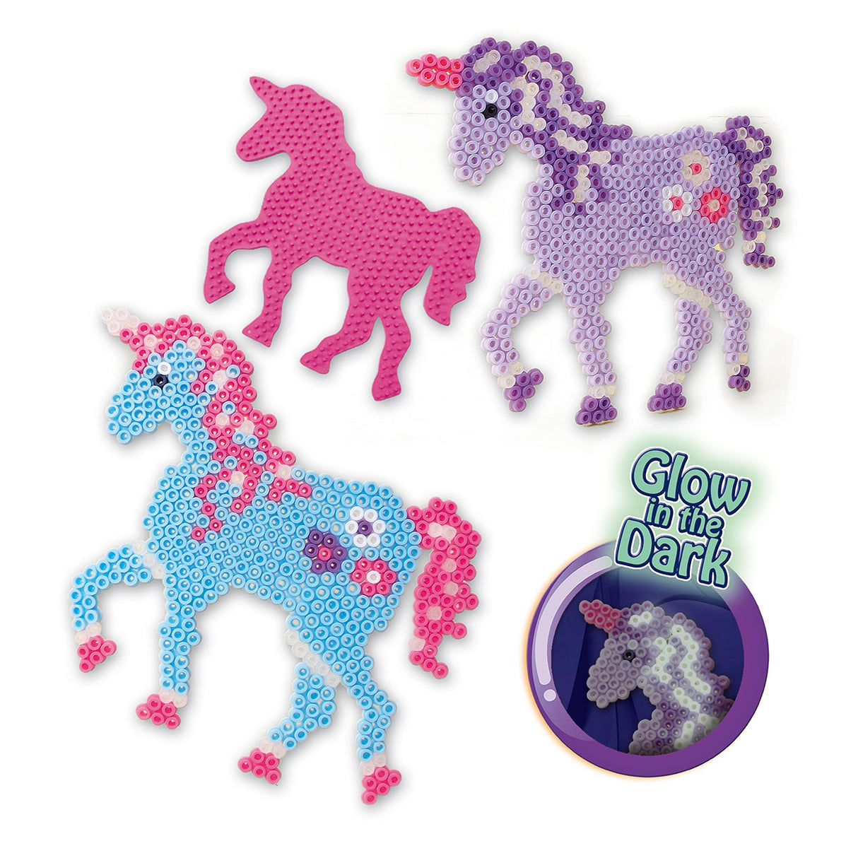 Ses strijkkralen fantasy paard
