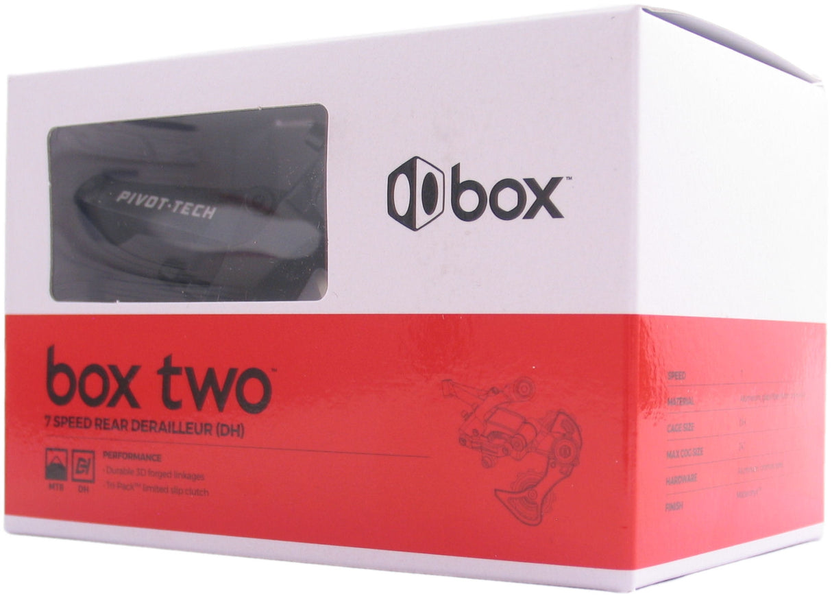 Box components Achterderailleur 7-speed Two met korte kooi zwart