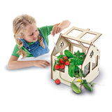 Ses creative explore houten broeikas met groenten