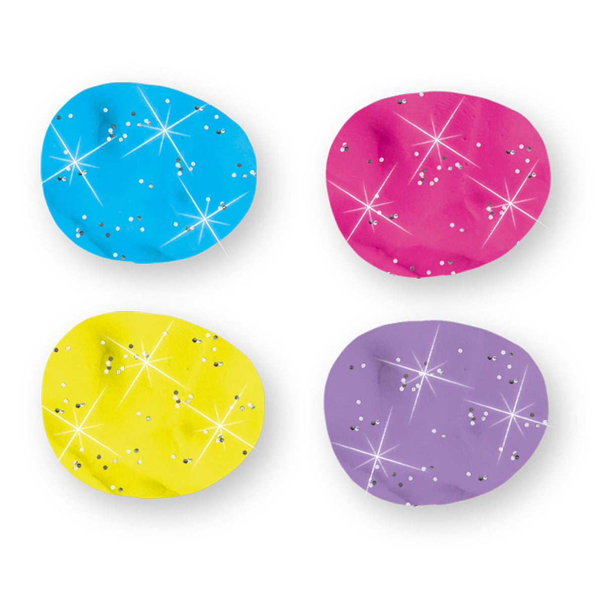 Ses feel good klei - sparkle, 4x90gr