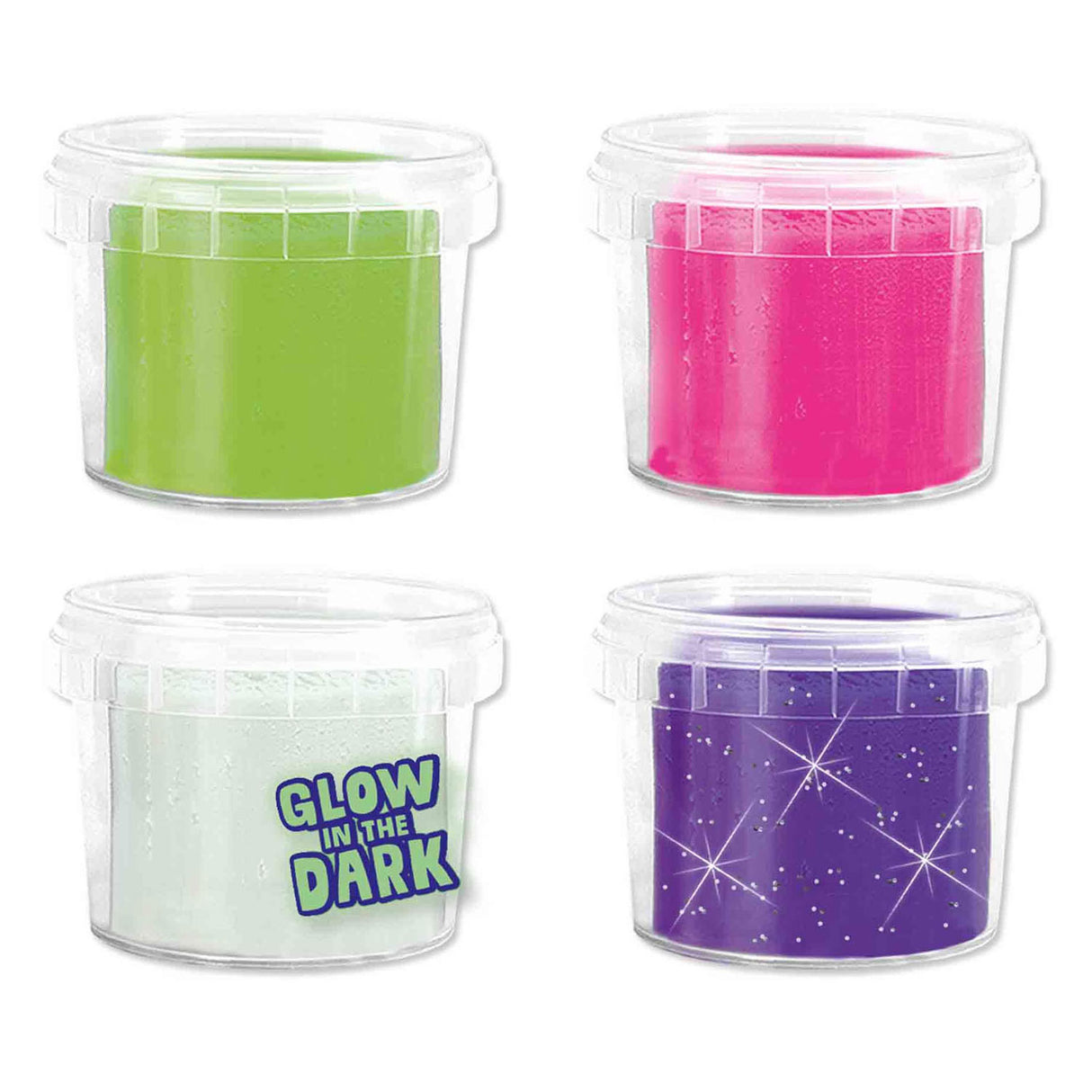 Ses feel good klei - glow, 4x90gr