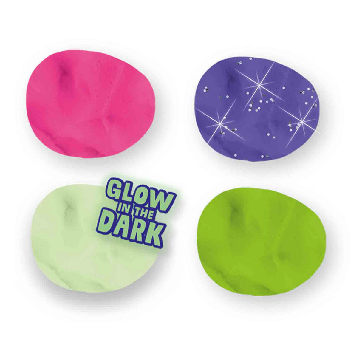 Ses feel good klei - glow, 4x90gr