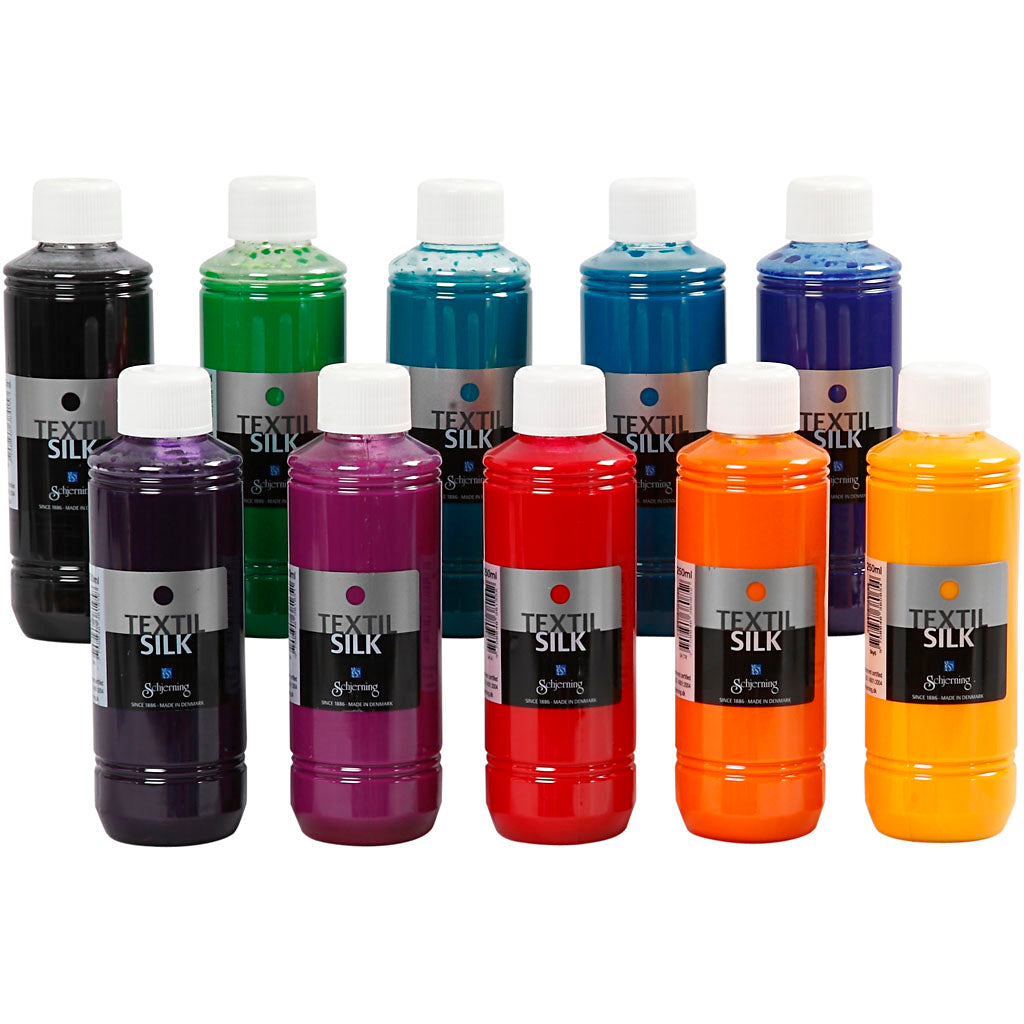 Schjerning zijdeverf es silk, 10x250 ml 1 doos