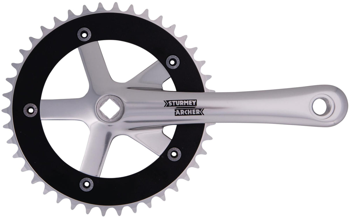 Sturmey archer crankstel crankset st.archer 42t 170mm sil. b