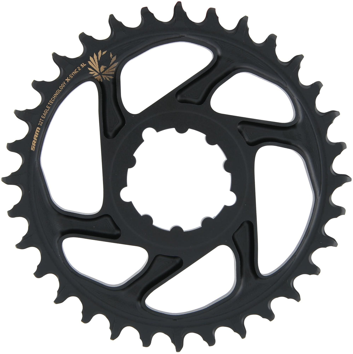 Sram kettingblad x-sync2 sl chain ring x-sync2 sl 32 teeth alu gold